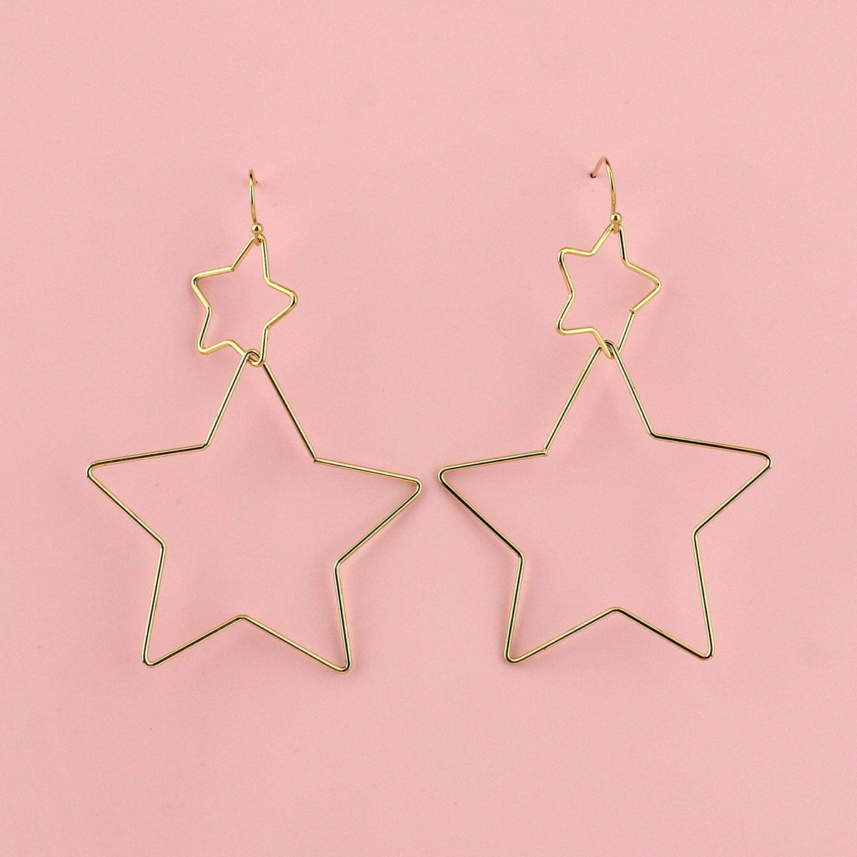 Star Crossed Earrings (Gold)