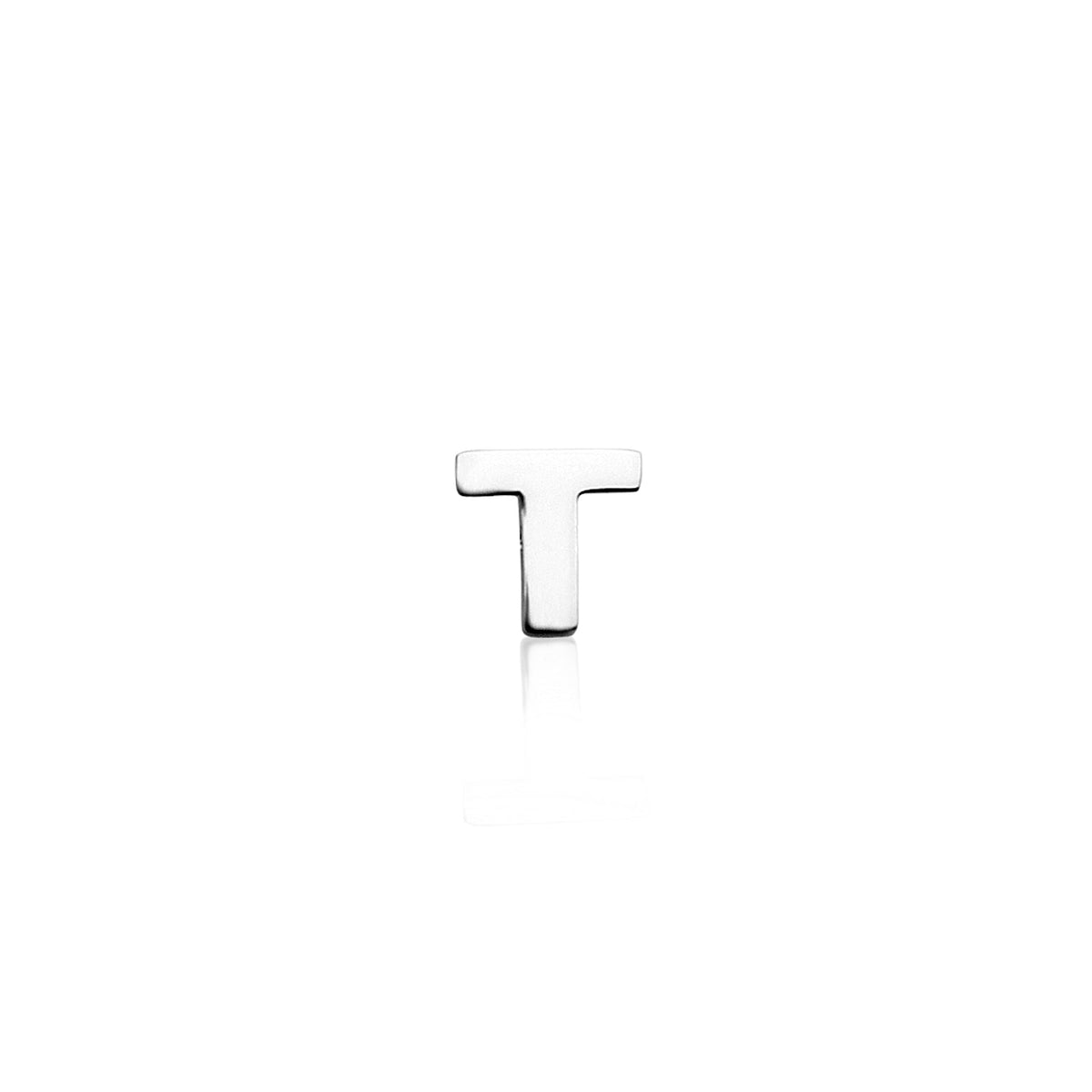 Made Mine Charms - Block Initial Charm (Silver)