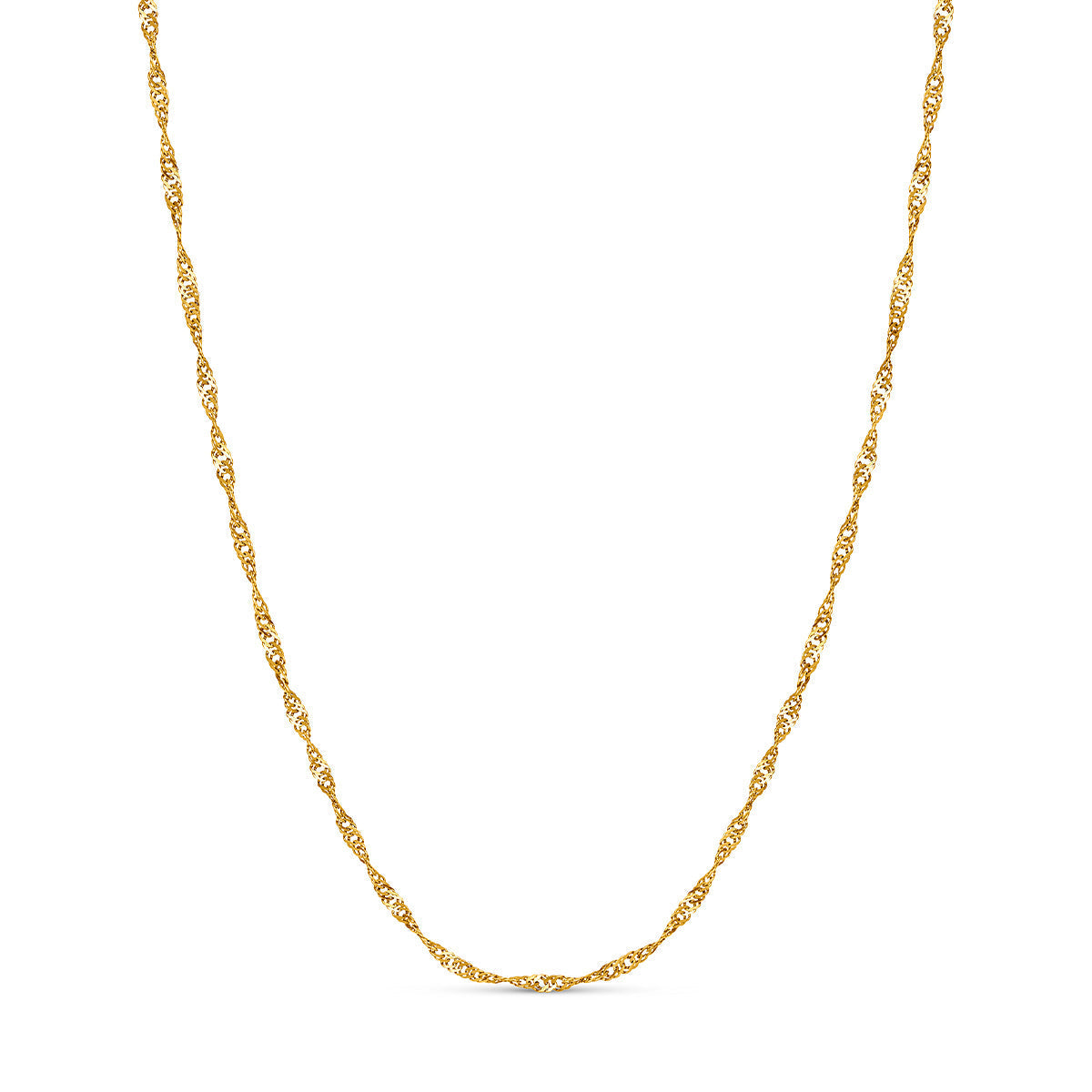 Double Heart Token Fingerprint Necklace (Gold & Silver)