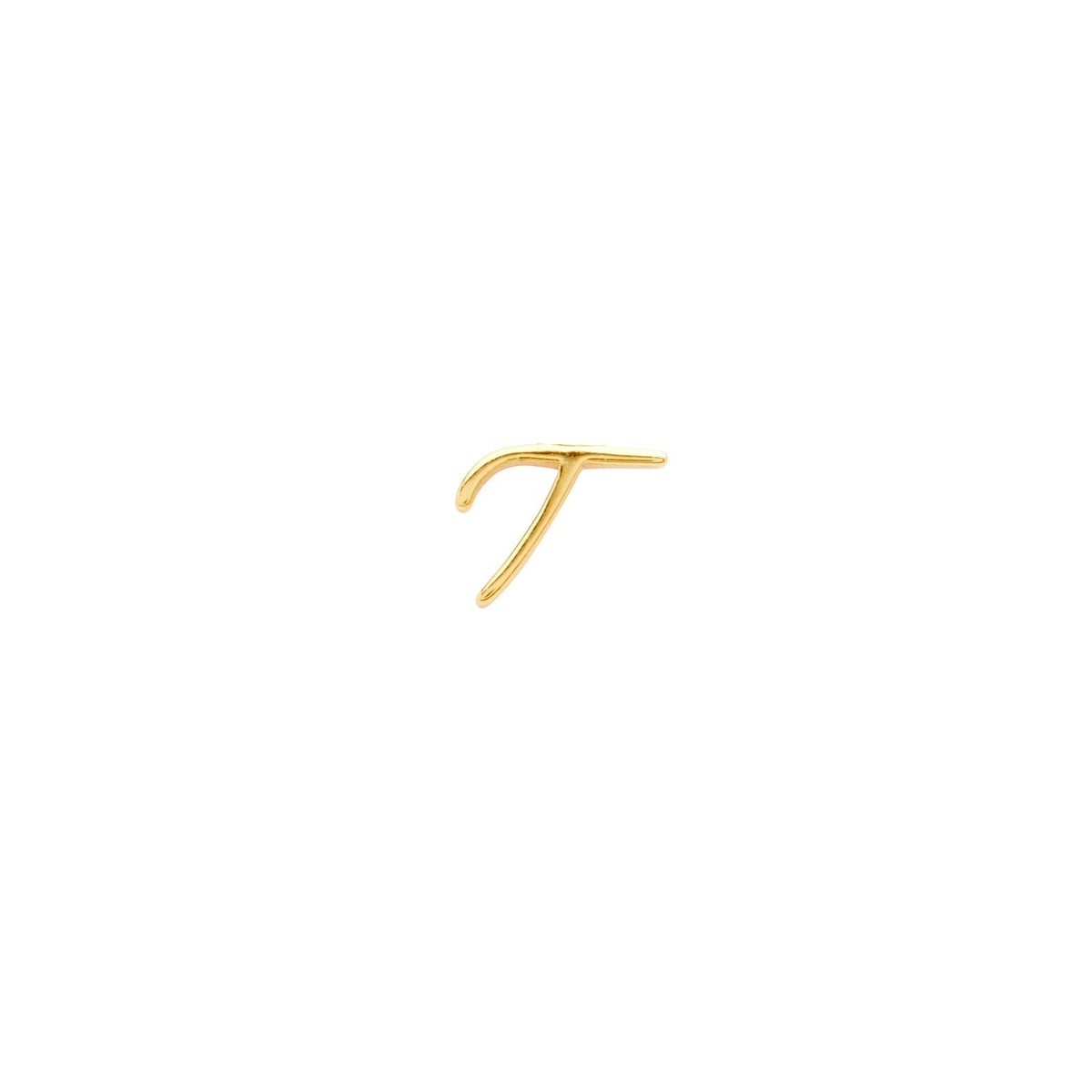 Signature Initial Stud Earring (Gold)