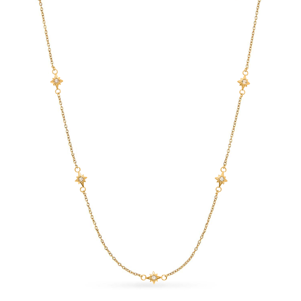 Ocean Charms Lobster Necklace (Gold)