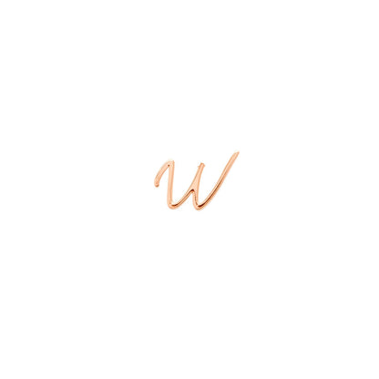 Made Mine Charms - Script Initial Charms (Rose Gold)
