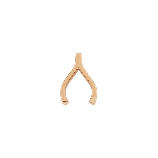 Made Mine Charms - Wishbone Charm (Rose Gold)