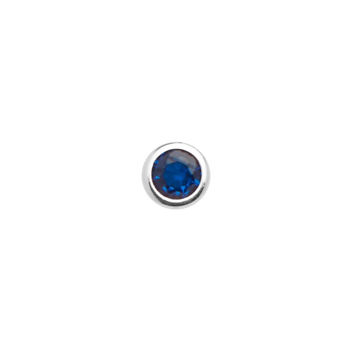 Mini Birthstone Bracelet (Silver)