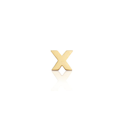 Made Mine Charms - Block Initial Charm (Gold)
