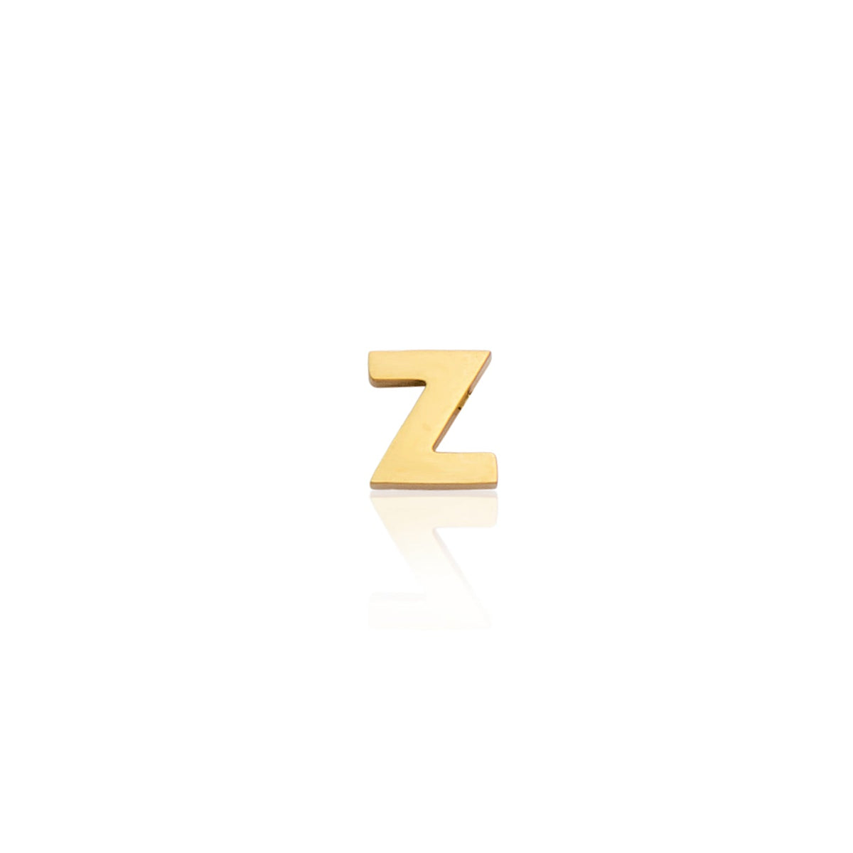 Made Mine Mini Letter Sphere Chain Necklace (Gold)
