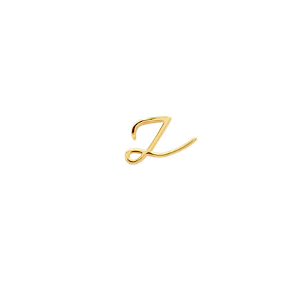 Signature Initial Stud Earring (Gold)