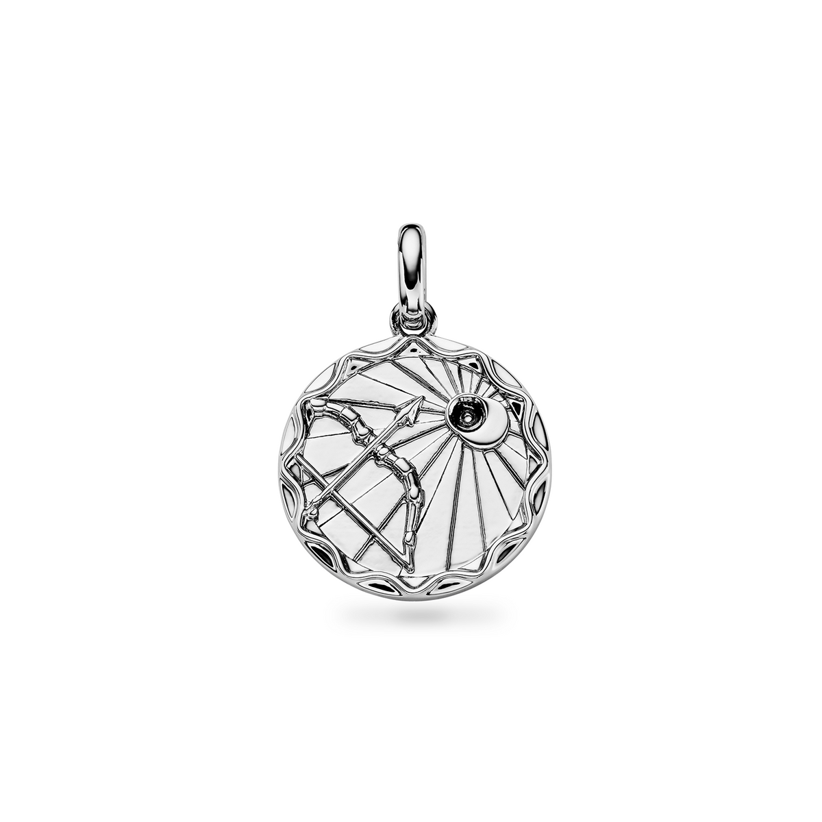 Custom Zodiac Coin Necklace (Silver)