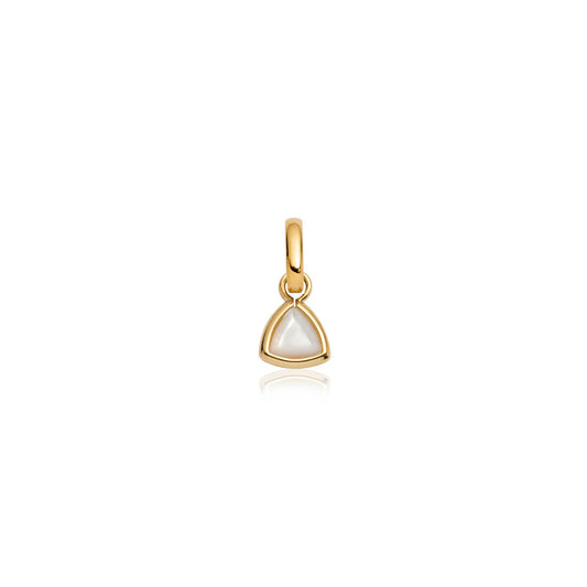 Droplet Birthstone Pendant (Gold)