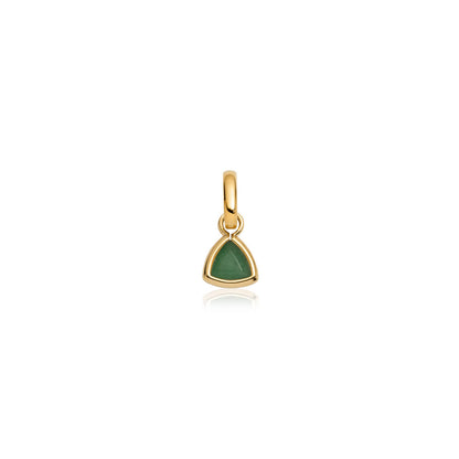 Droplet Birthstone Pendant (Gold)