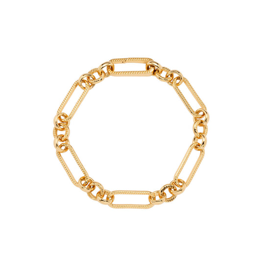 Figaro Chain Bracelet (Gold)