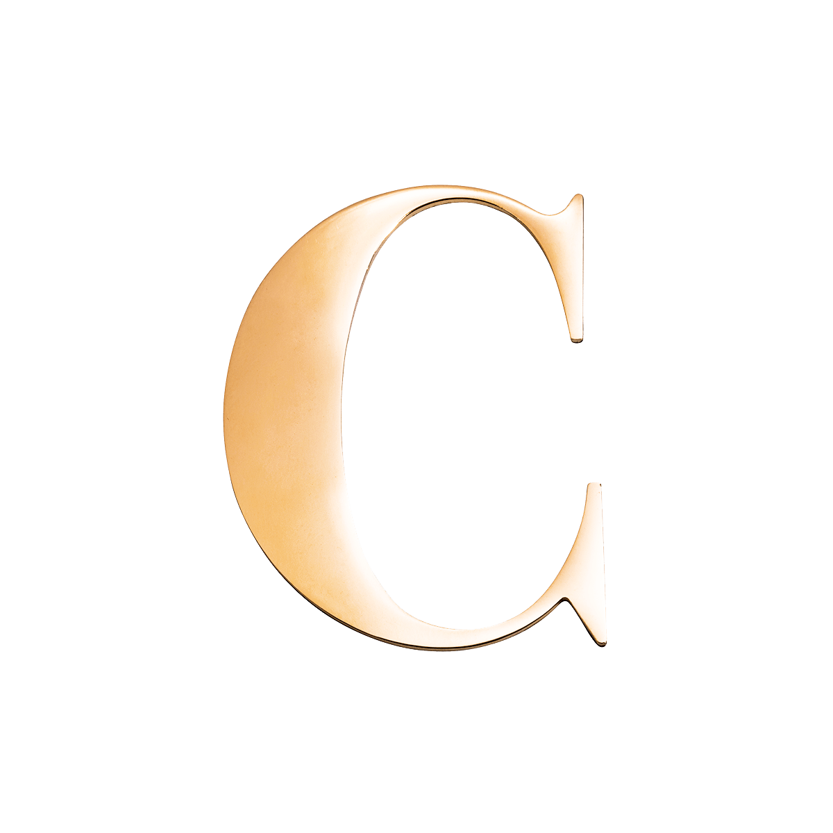 Gold Small Metal Letter