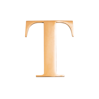 Gold Small Metal Letter