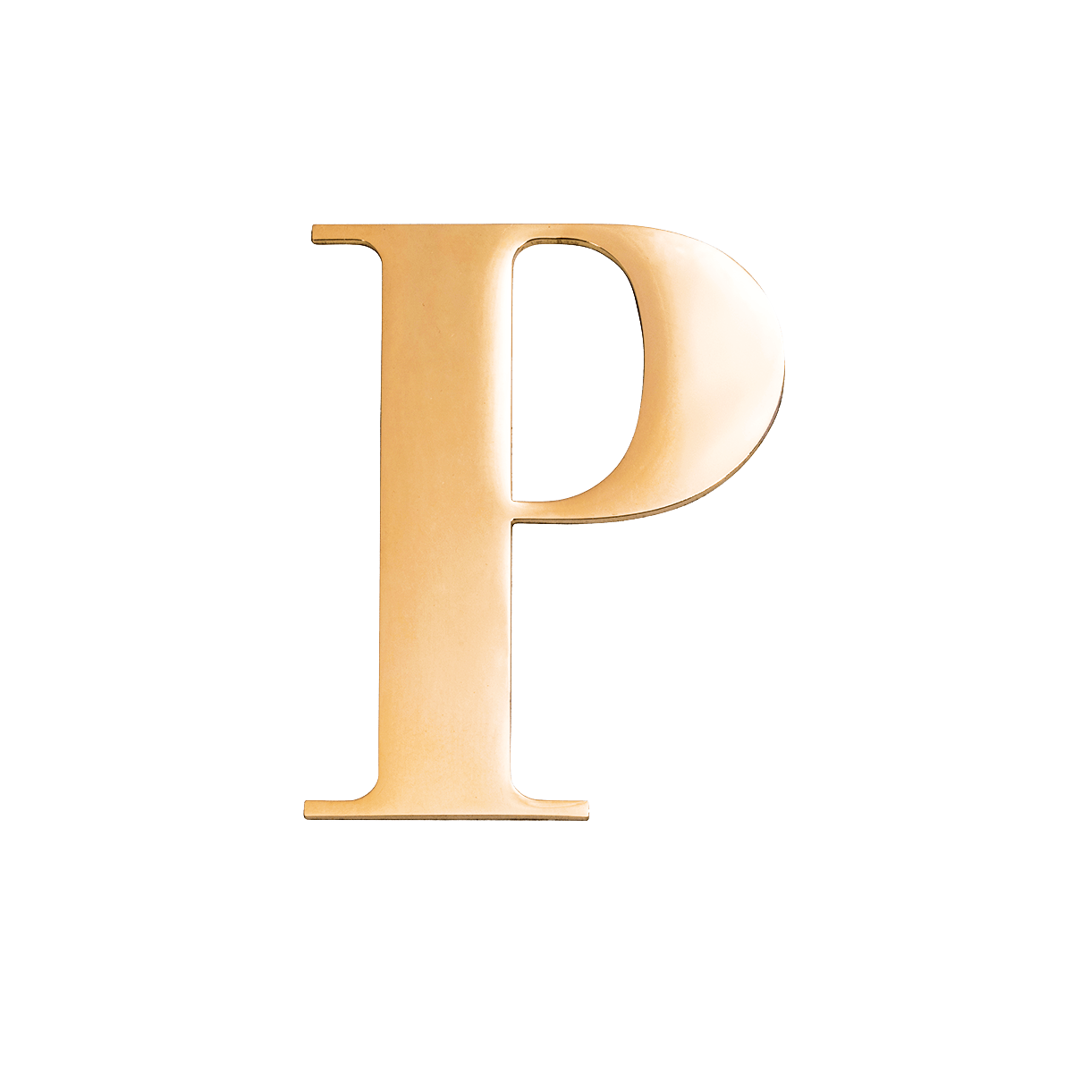 Jewellery Box Gold Small Metal Letter