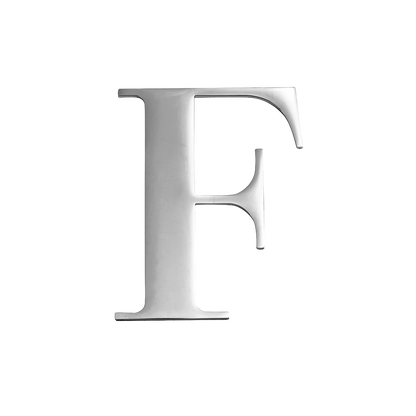 Custom Figaro Icon - Initial (Silver)