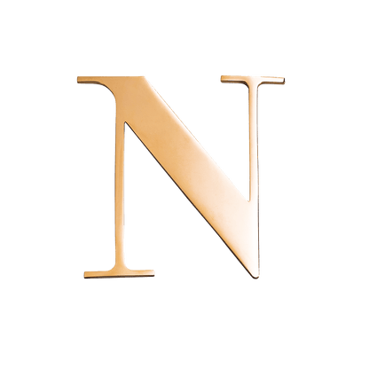 Custom Figaro Icon - Initial (Gold)