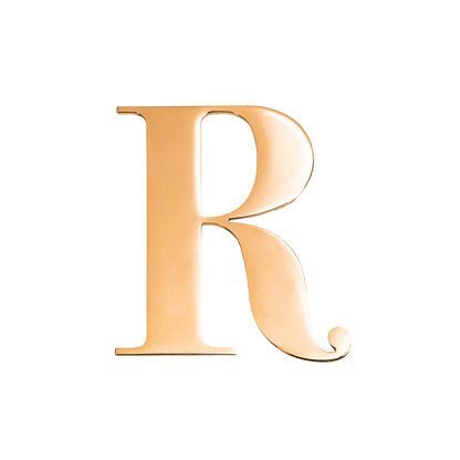 Large Metal Letters - Gold