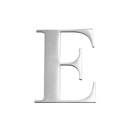 Large Metal Letters - Silver