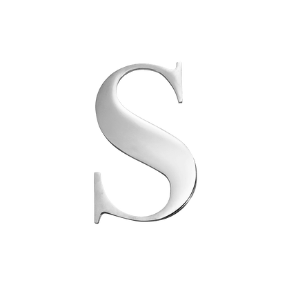 Large Metal Letters - Silver