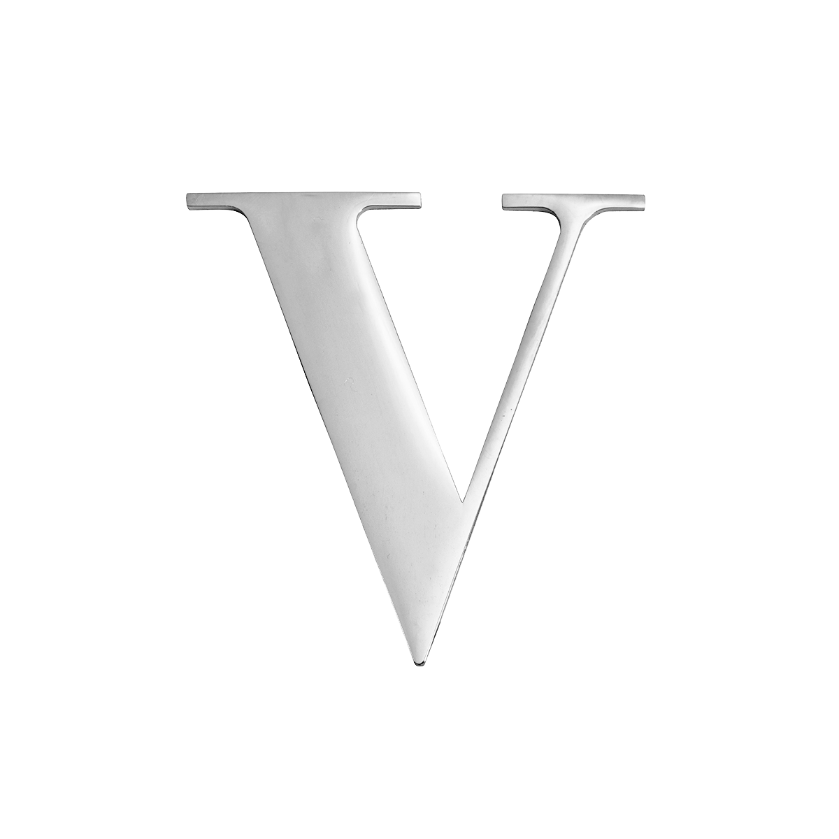 Large Metal Letters - Silver