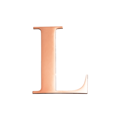 Letter Ring (Rose Gold)