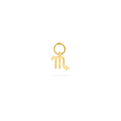 Stories Mini Zodiac Hoop Charm (Gold)