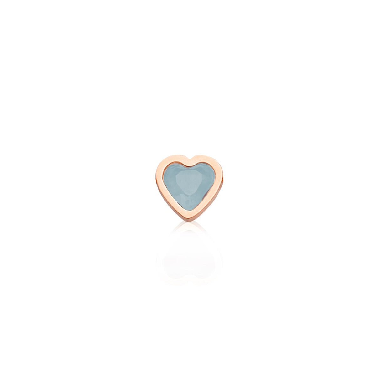 Made Mine Charms - Heart Birthstone Charms (Rose Gold)