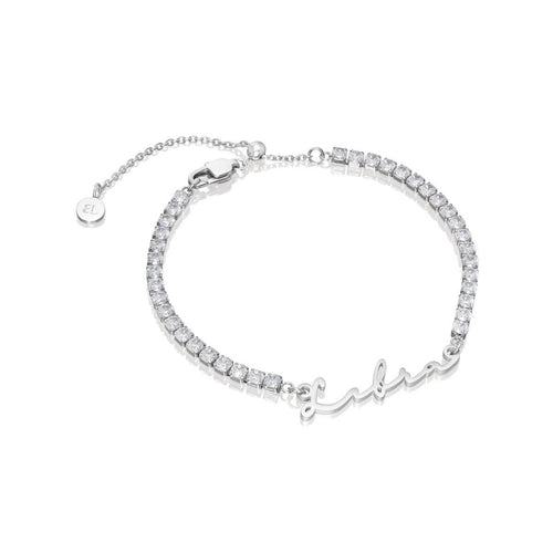 Signature Name Tennis Bracelet (Silver)