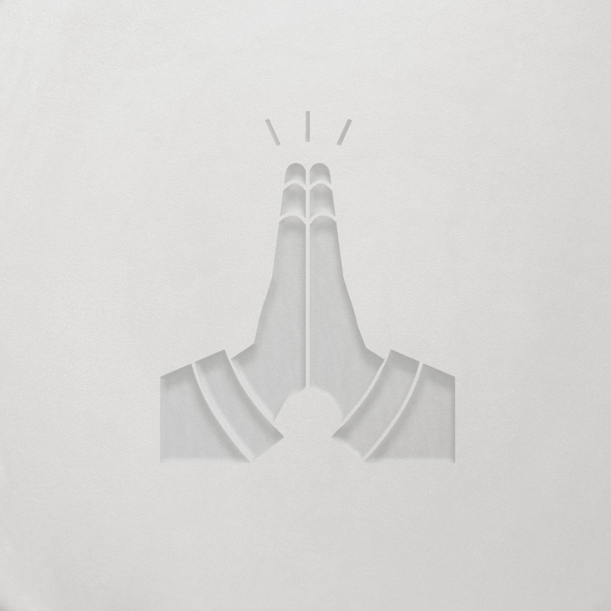 Stamped - Praying Hands Icon