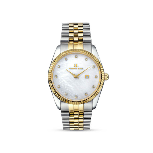 Belgravia 36mm Pearl & Crystal Link Watch