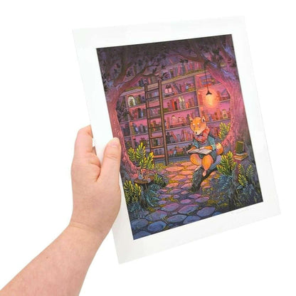 Art Print - 10x12in - The Bookkeeper by Nimasprout