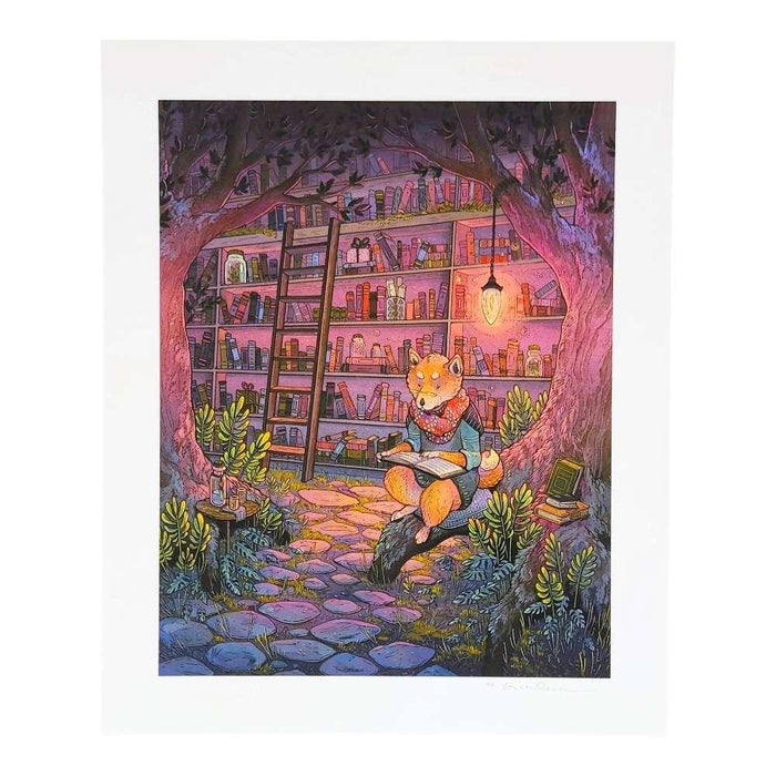 Art Print - 10x12in - The Bookkeeper by Nimasprout