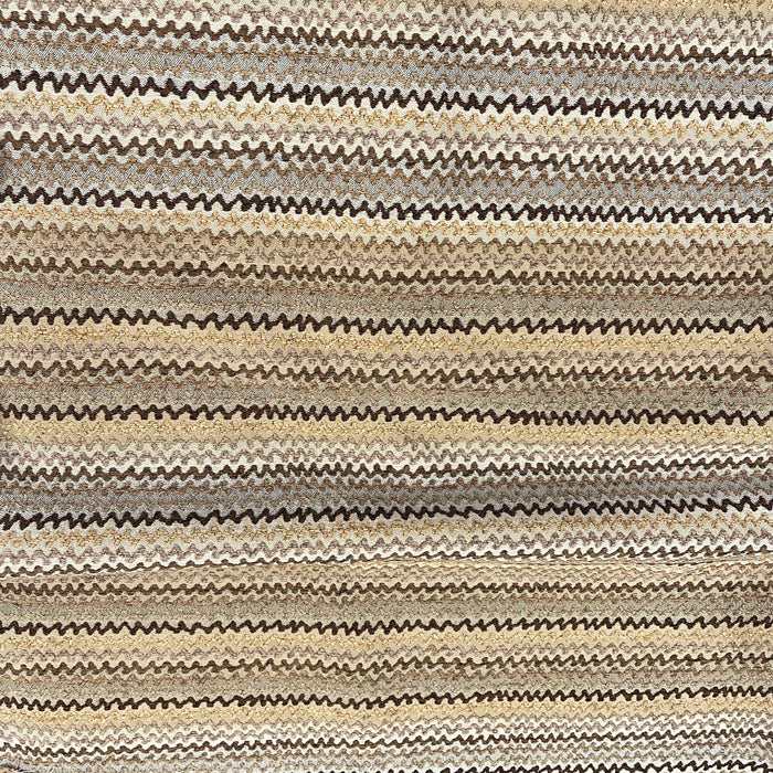 AZTEC - Chenille -ZIG ZAG PATTERN UPHOLSTERY FABRIC BY THE YARD