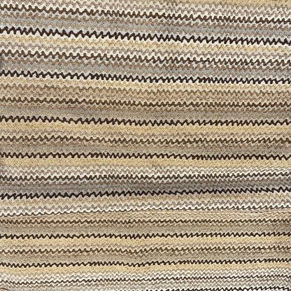 AZTEC - Chenille -ZIG ZAG PATTERN UPHOLSTERY FABRIC BY THE YARD