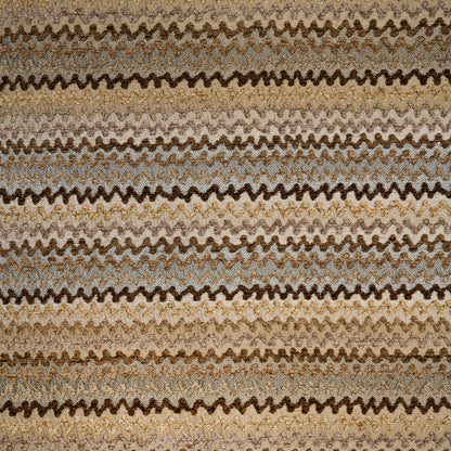 AZTEC - Chenille -ZIG ZAG PATTERN UPHOLSTERY FABRIC BY THE YARD