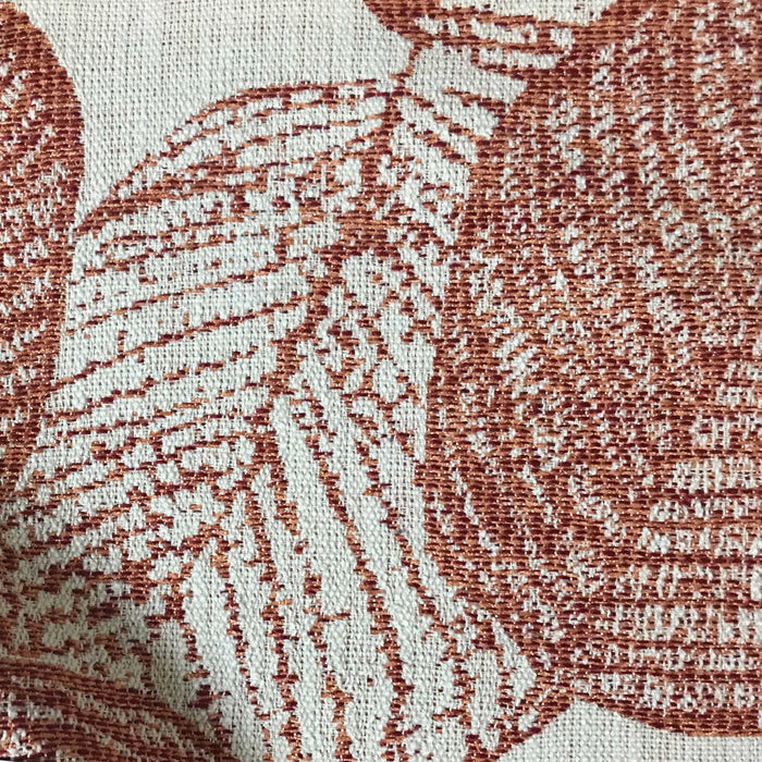 Shade - Tropical Pattern Woven Texture Upholstery & Drapery Fabric by the Yard - Available in 6 Colors - Sangria - Top Fabric - 6