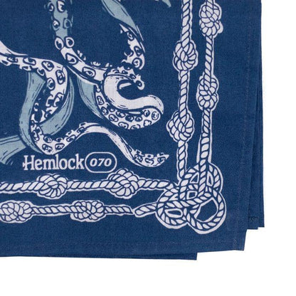 Bandana - Nautilus (Navy Blue Kraken) by Handker Bandanas