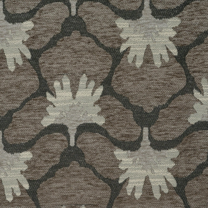 BATTERY - FLORAL PATTERN HEAVY CHENILLE UPHOLSTERY FABRIC BY THE YARD