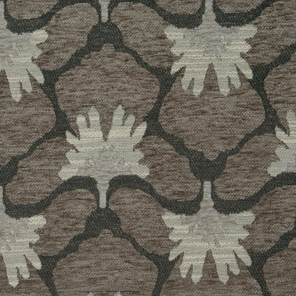BATTERY - FLORAL PATTERN HEAVY CHENILLE UPHOLSTERY FABRIC BY THE YARD