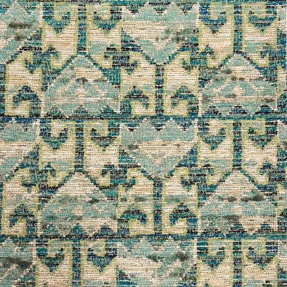 BAZAAR - GEOMETRIC JACQUARD UPHOLSTERY FABRIC BY THE YARD