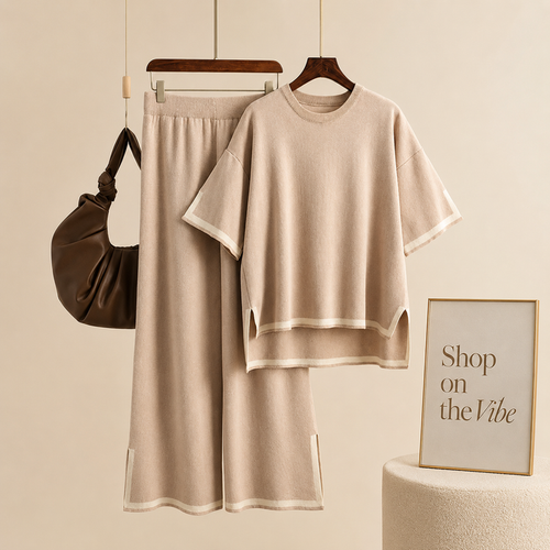 BEIGE SUMMER LINING DRESS