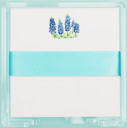 Bluebonnet Fields Notepad Desk Set