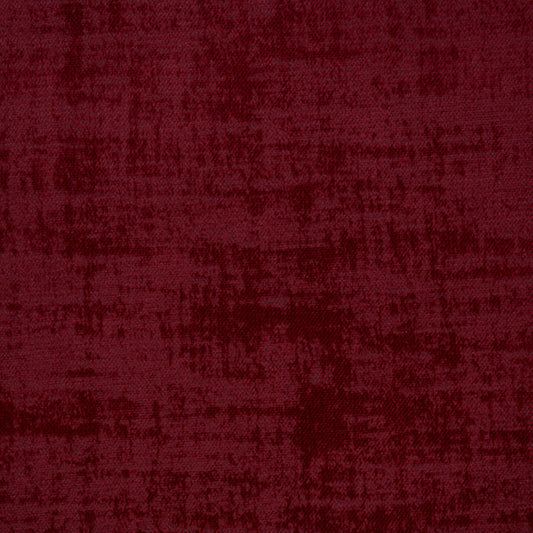 Solid velvet dark red color swatch with a textured pattern