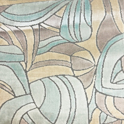 BRUBECK - MULTI-PURPOSE ABSTRACT CUT VELVET UPHOLSTERY FABRIC BY THE YARD