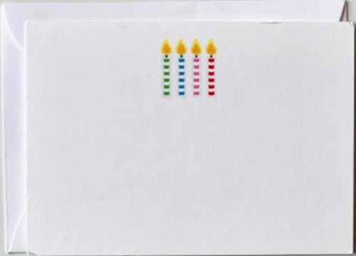 Candles Gift Enclosure Cards