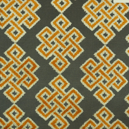 CARNABY - GEOMETRIC DESIGNER PATTERN HEAVY WEIGHT UPHOLSTERY FABRIC BY THE YARD