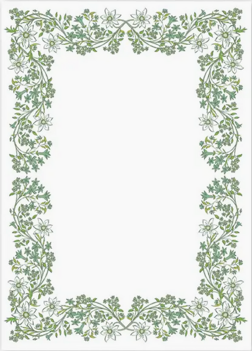 Chalet Chintz Green Notepad