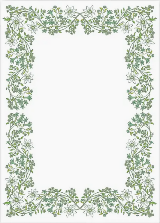 Chalet Chintz Green Notepad