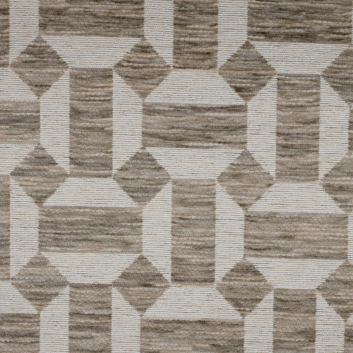 CLICK - CHENILLE JACQUARD GEOMETRIC PATTERN UPHOLSTERY FABRIC BY THE YARD