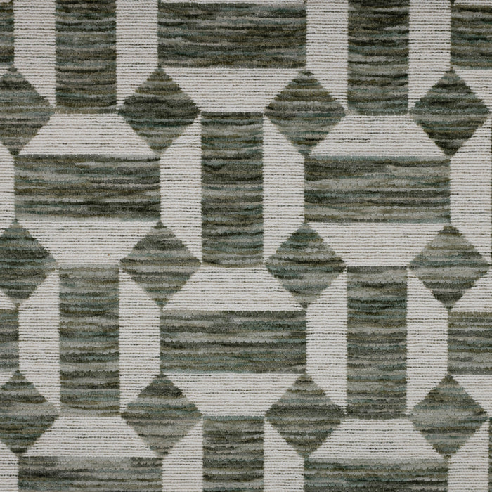CLICK - CHENILLE JACQUARD GEOMETRIC PATTERN UPHOLSTERY FABRIC BY THE YARD